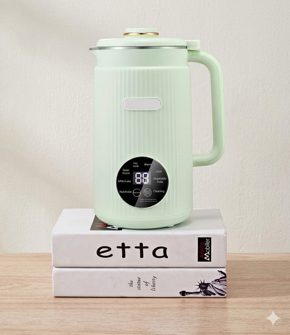 Premium Soy & Nut Milk Maker – Smart Heating Blender